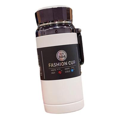 浩顺时尚316不锈钢茶隔保温杯