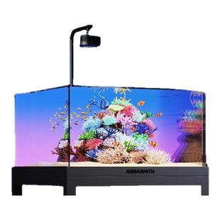 老渔匠鱼缸背景灯南美缸水草缸水族箱观赏照明灯rgbw发光板渐变