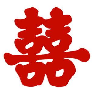 结婚专用喜字贴婚房门卧室门贴大囍字贴门窗装饰红双喜大门口全套