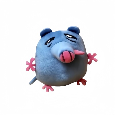 猪妞搞会发声荷兰猪毛绒钥匙扣