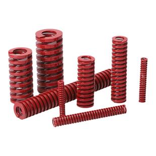 模具弹簧进口合金钢扁线黄蓝红绿棕色高强度耐高温强力矩形压缩簧