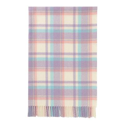 JoE秋冬经典羊绒格纹儿童毯温暖