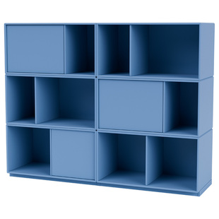 sort丹麦Montana System储物收纳柜带抽屉立柜书柜衣柜边柜电视柜