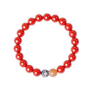 宫里上新朱砂手串正品官方旗舰店手链女马年本命年红色生日礼物
