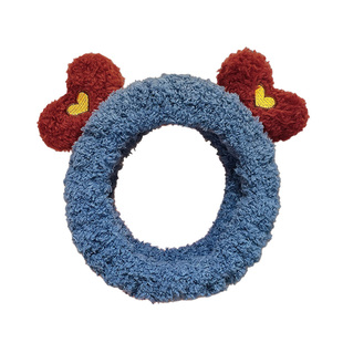 可爱毛绒洗脸发带女敷面膜专用发箍束发带防滑不掉不勒头头带发饰