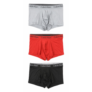 Calvin Klein CK 卡尔文克雷恩 男士3件装时尚四角内裤LV00NB4409