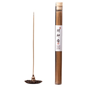 龙虎山道家古法手工降真香供奉线香财神香松塔香薰插底座家用供香