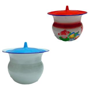 高脚痰盂搪瓷痰盂高脚搪瓷痰盂老人痰盂儿童便盆坐便器小马桶包邮