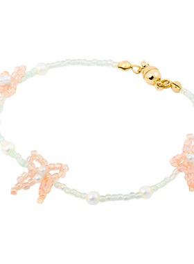 OSEWAYA春夏极光色蝴蝶结手链