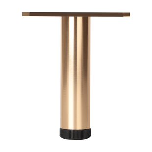 顶捷铝合金柜脚可调节直径28mm浴室柜子脚橱柜鞋柜支撑腿金色黑色