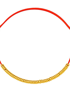 宫里上新红绳编织手绳