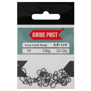 GUIDEPOST路标 葫芦形菱形强力增强型别针路亚连接器 一包20枚