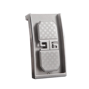 内穿式平滑扣头挂扣不锈钢皮带头男士打孔眼板扣裤腰带头商务新款