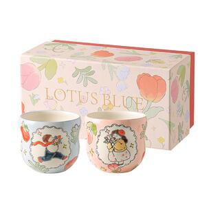 川岛屋结婚礼物送新人闺蜜情侣杯子套装一对杯订婚高档实用伴手礼