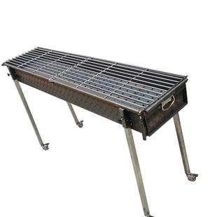 商用烧烤炉加厚加大号木炭烤炉摆摊羊肉串烧烤户外老式烧烤架家用