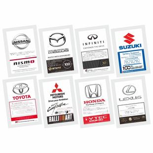 JDM车贴适用于丰田 本田 日产 凌志 HKS GTR 马自达改装静电贴纸