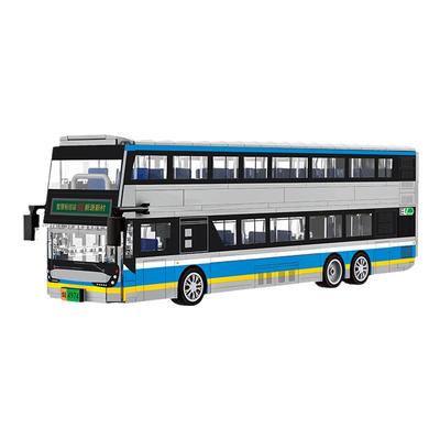 万格双层巴士小颗粒积木