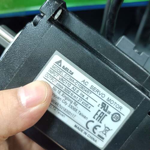 台达400W伺服电机80法兰ECMAC10804R7请询价