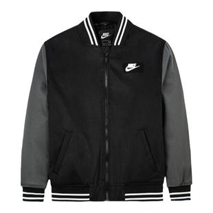 NIKE耐克童装男童女童梭织棉服2023秋冬季新款儿童保暖夹克棉外套