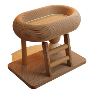 猫窝猫爬架一体不占地剑麻猫抓柱四季通用猫抓板耐磨不掉屑猫玩具