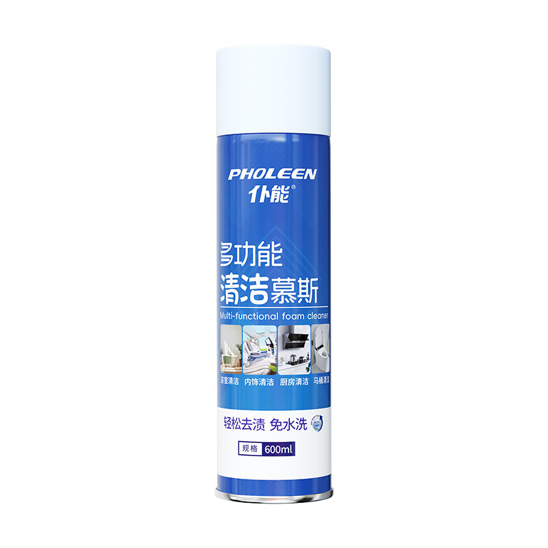 仆能车居两用免水洗慕斯清洁剂