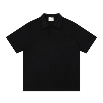 轻奢风夏季男士短袖宽松POLO衫