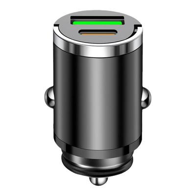 双口隐形车载充电器适用苹果华为