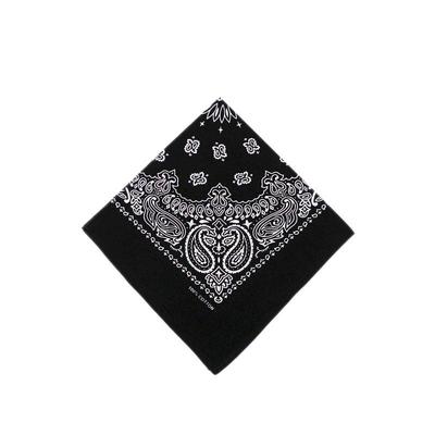 嘻哈头巾街头丝巾复古腰果花方巾