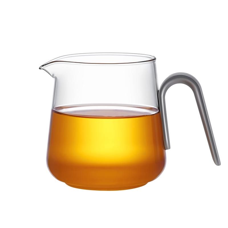 尚明公道杯加厚玻璃耐高温分茶器大容量高档公杯特色茶海茶具配件