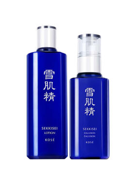 【自营】SEKKISEI/雪肌精经典莹润水乳套装340ml化妆水乳液保湿
