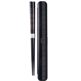 日本进口树脂外出便携筷子 旅行便携餐具 随身防尘儿童餐具勺筷