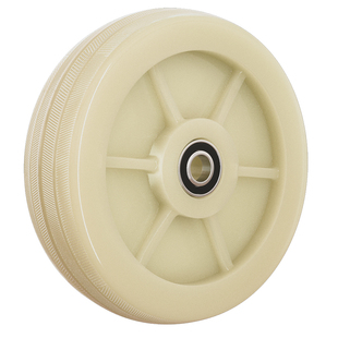 万向轮平板手推车重型轮子橡胶轮单轮尼龙脚轮3寸4寸滑轮承重脚轮