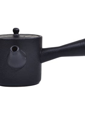 日式泡茶禅意可定制黑陶简约单壶