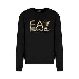 【自营】ARMANI/阿玛尼男装EA7印花圆领卫衣上衣男网球穿搭套头