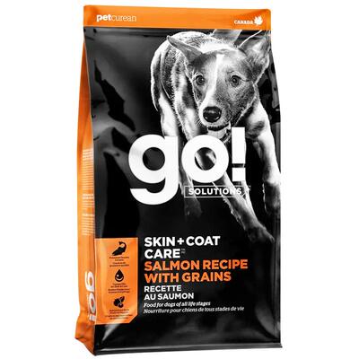 GO!进口含谷物三文鱼犬粮5.44kg