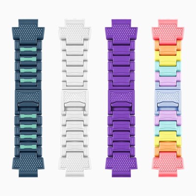 适用小天才电话手表z10/z11表带高颜值磁吸闪扣z9/q3/d5彩虹z7a/z8/z6pro腕带z5/q2a/d3儿童保护壳z1磁铁配件