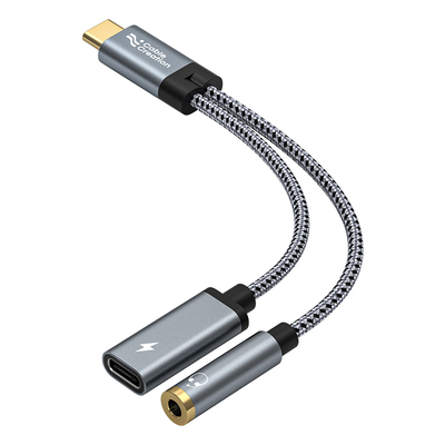 二合一Type-C转3.5mm耳机转接头