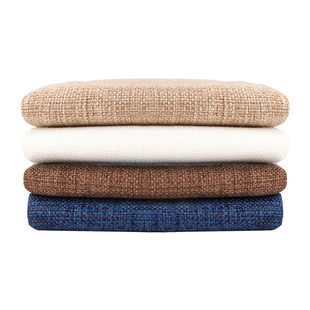 沙发布料清仓大块仿棉麻布手工抱枕坐垫软包纯色加厚素布面料麻布