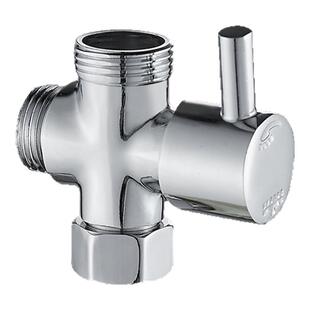 黄铜快开分水器活接一进二出三通角阀4分6分内外丝接口分水阀接头