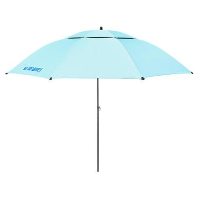 光威新款黑胶两节铝合金万向户外钓鱼伞拐杖太阳遮阳遮雨伞