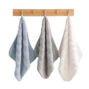 三利方巾7A抗菌家用擦手巾挂式儿童毛巾强吸水速干柔软亲肤珊瑚绒