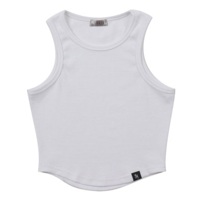 宁宁同款短装辣妹背心外搭上衣