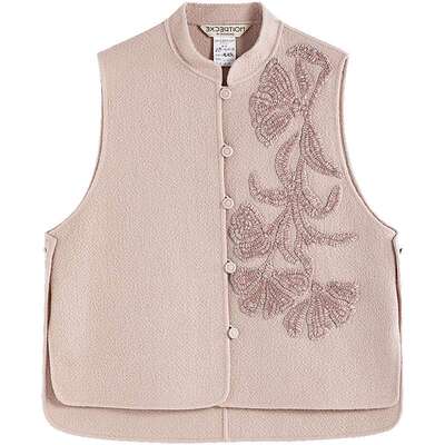 EXCEPTION例外女装2026春季新品绵羊毛小立领设计简约通勤马夹