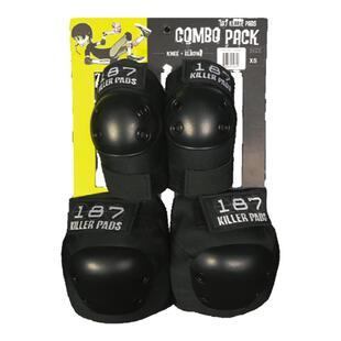 187KILLERPADS护具四件套滑板轮滑护肘陆冲长板护膝成人儿童防护