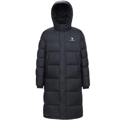 骆驼连帽户外保暖羽绒服
