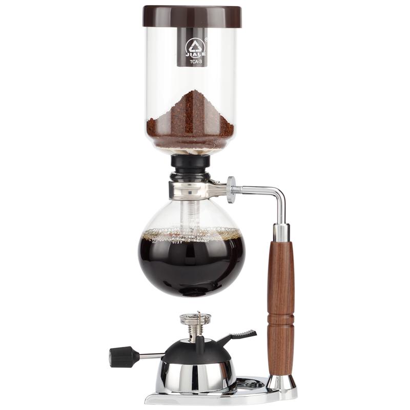 JIALE瓦斯炉虹吸壶式耐高温玻璃咖啡壶手动煮咖啡机家用商用礼品