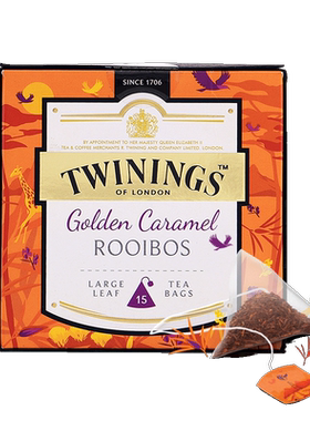 TWININGS原装进口焦糖路易波士茶