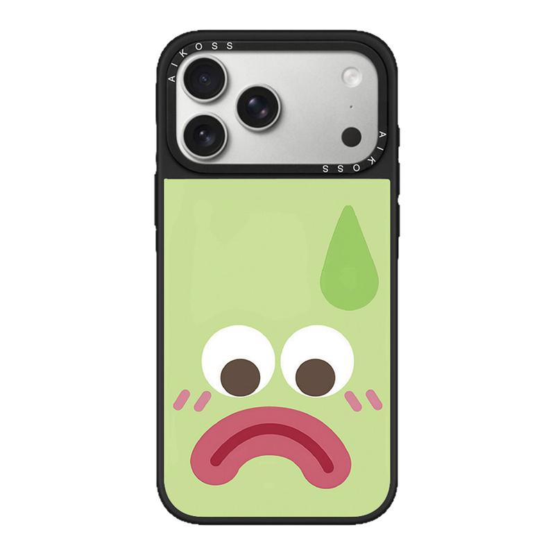 CASETiFiY联名你瞧他表情绿底不开心大眼睛适用苹果iPhone17promax/16pro/15手机壳14简约13华强北平替潮男女