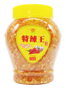 750克吉星龙特辣王辣椒酱拌面酱