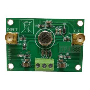 静电计电荷放大器OPA128低偏置低失调 高阻抗 PZT PVDF放大加速度